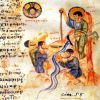 Το θαύμα του Μωυσή, που γλυκαίνει τα πικρά νερά του ποταμού Μερρά (Έξοδ. 15:22-25), κώδ. 61 (Ψαλτήριο)