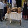 Παραμονή Αγίας Μαρίνας Λιτόχωρο. Άρτοι έξω από το ξωκλήσι.