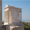 Ο ναός της Αθηνάς Νίκης, αναστηλωμένος. 