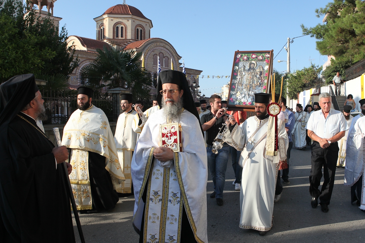 Λιτανεία εικόνας Τιμίου Προδρόμου.