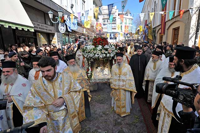 Λϊτανεία της εικόνας του Αγίου Νικολάου, Κοζάνη.